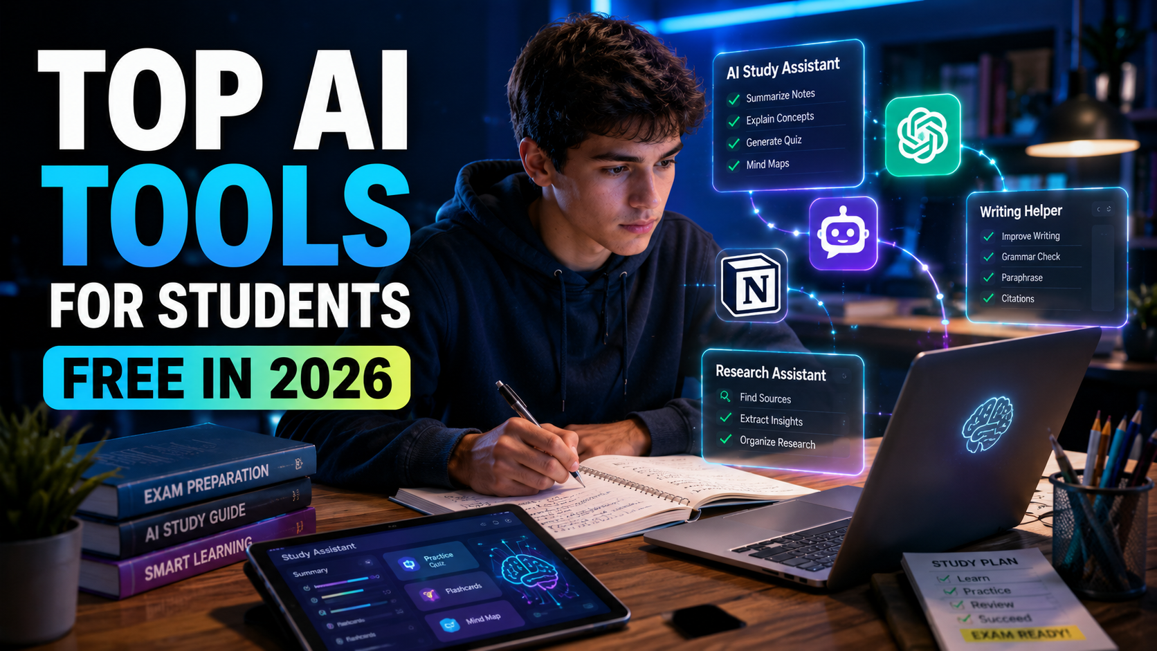 TOP AI TOOLS FOR STUDENTS